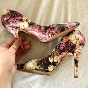 Kate Spade Floral Heels